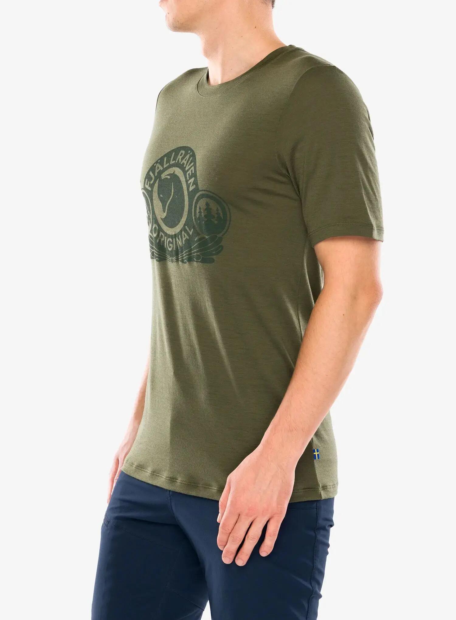 Koszulka z nadrukiem Fjallraven Abisko Wool Classic SS 5/7