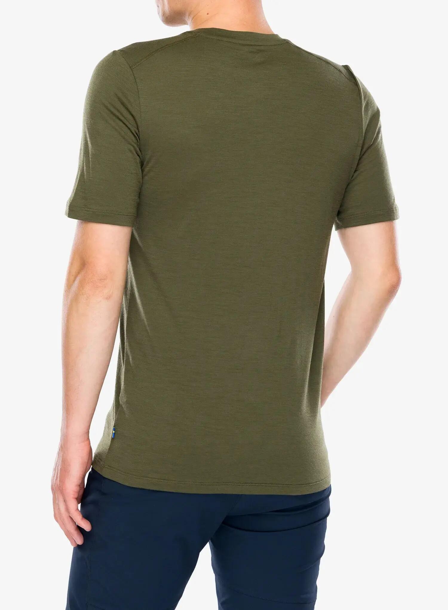Koszulka z nadrukiem Fjallraven Abisko Wool Classic SS 4/7