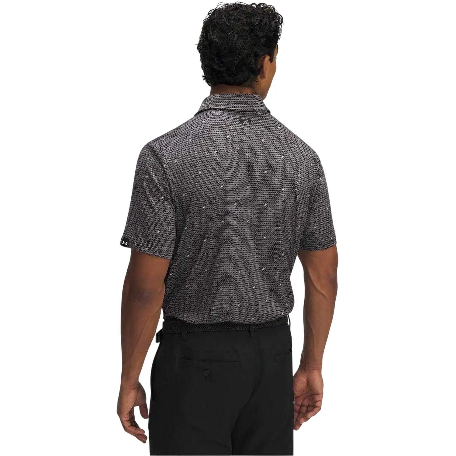 Polo Motif/style Imprimé Homme (Gris) 2/2