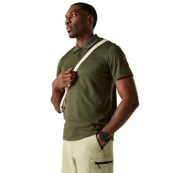 Polo De Sport MAVERICK Homme (Kaki Foncé)