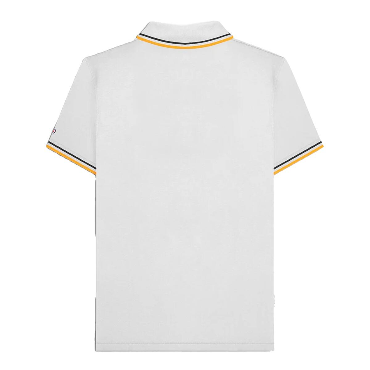 Polo Homme (Blanc / Noir / Jaune Or) 3/4