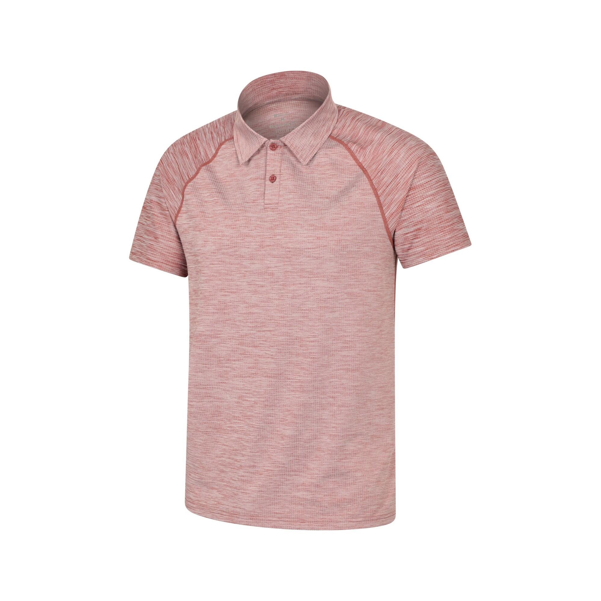 Polo Chiné Manches Courtes NOVA Homme (Rouge Pastel) 3/4