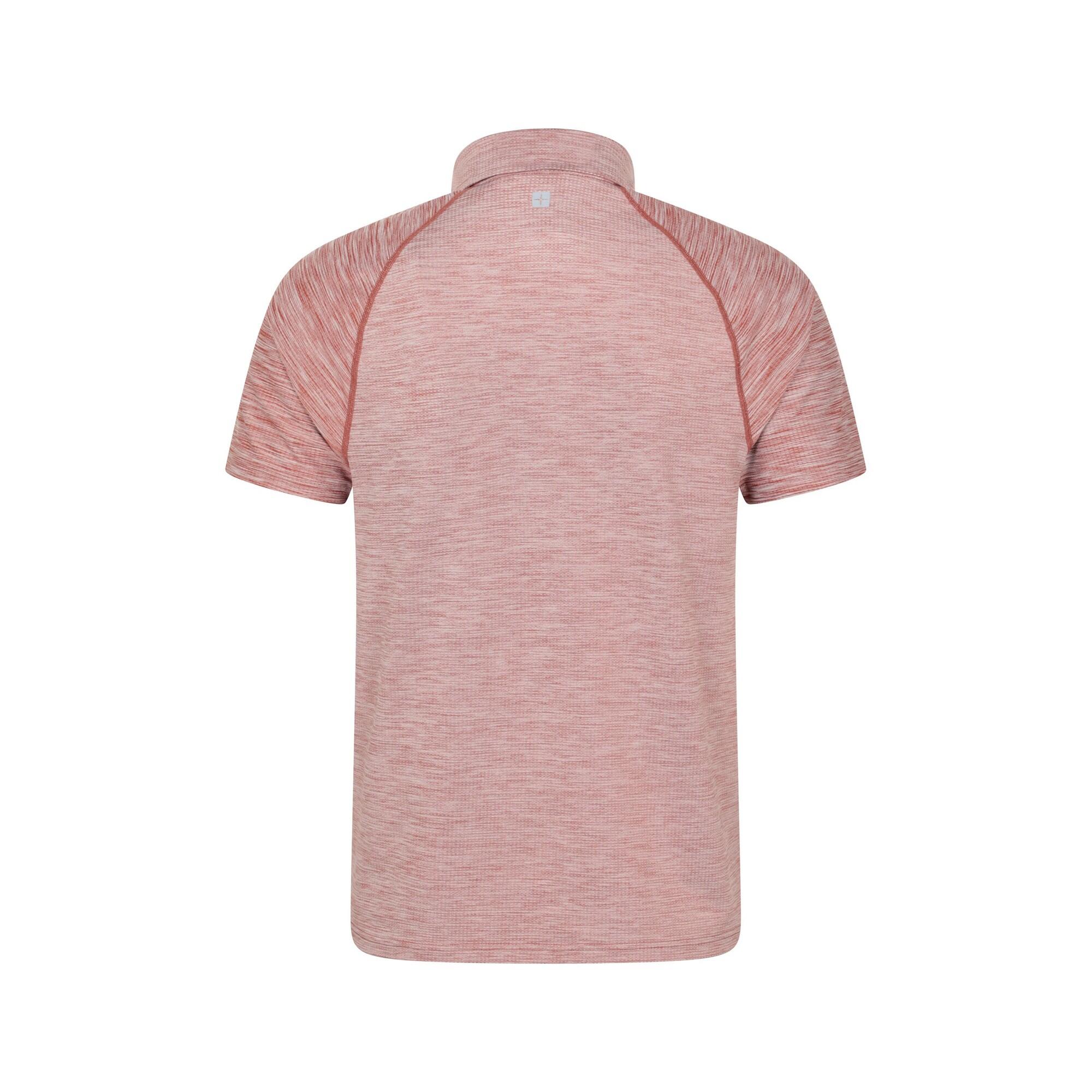 Polo Chiné Manches Courtes NOVA Homme (Rouge Pastel) 2/4