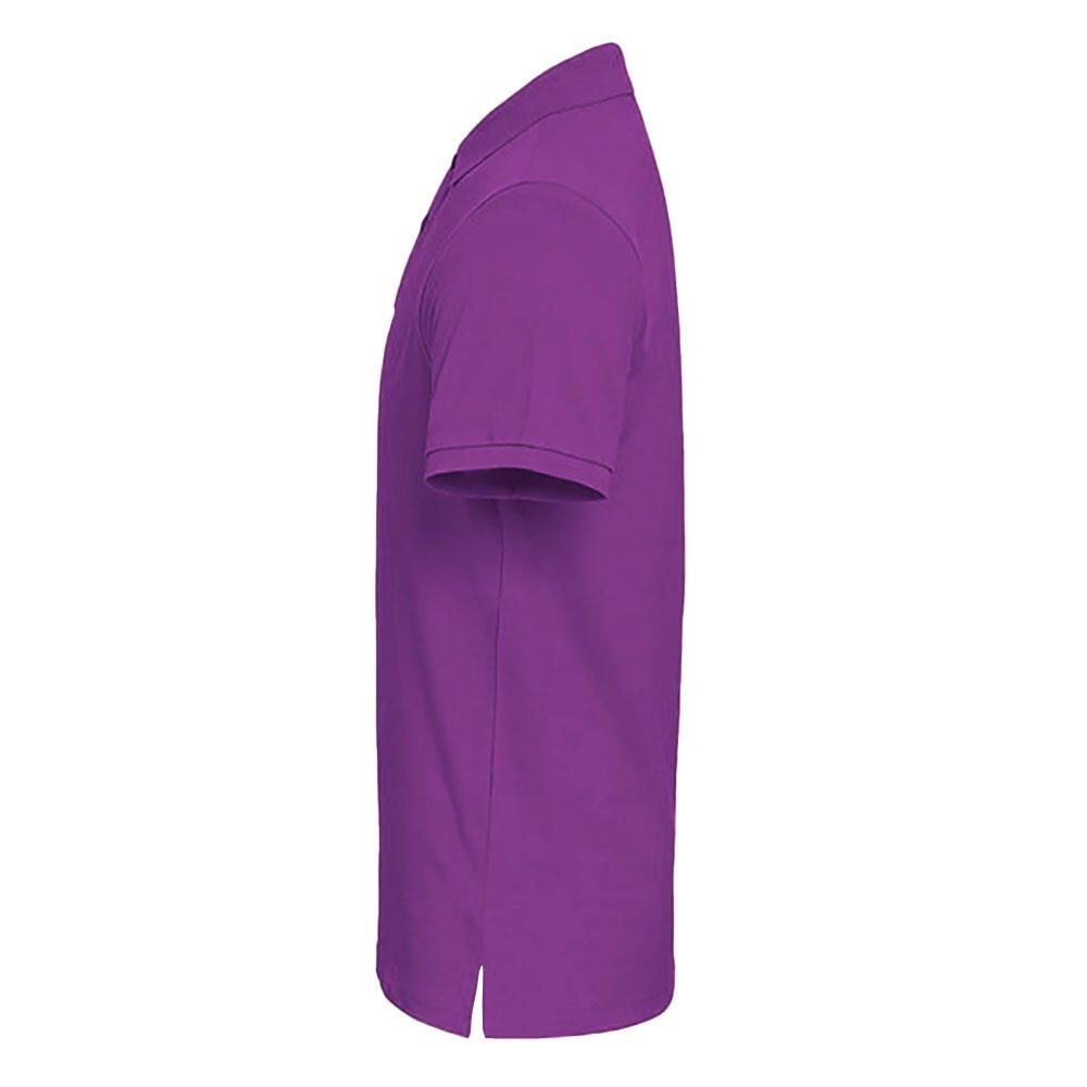 Polo Uni Manches Courtes Homme (Violet Clair) 3/4