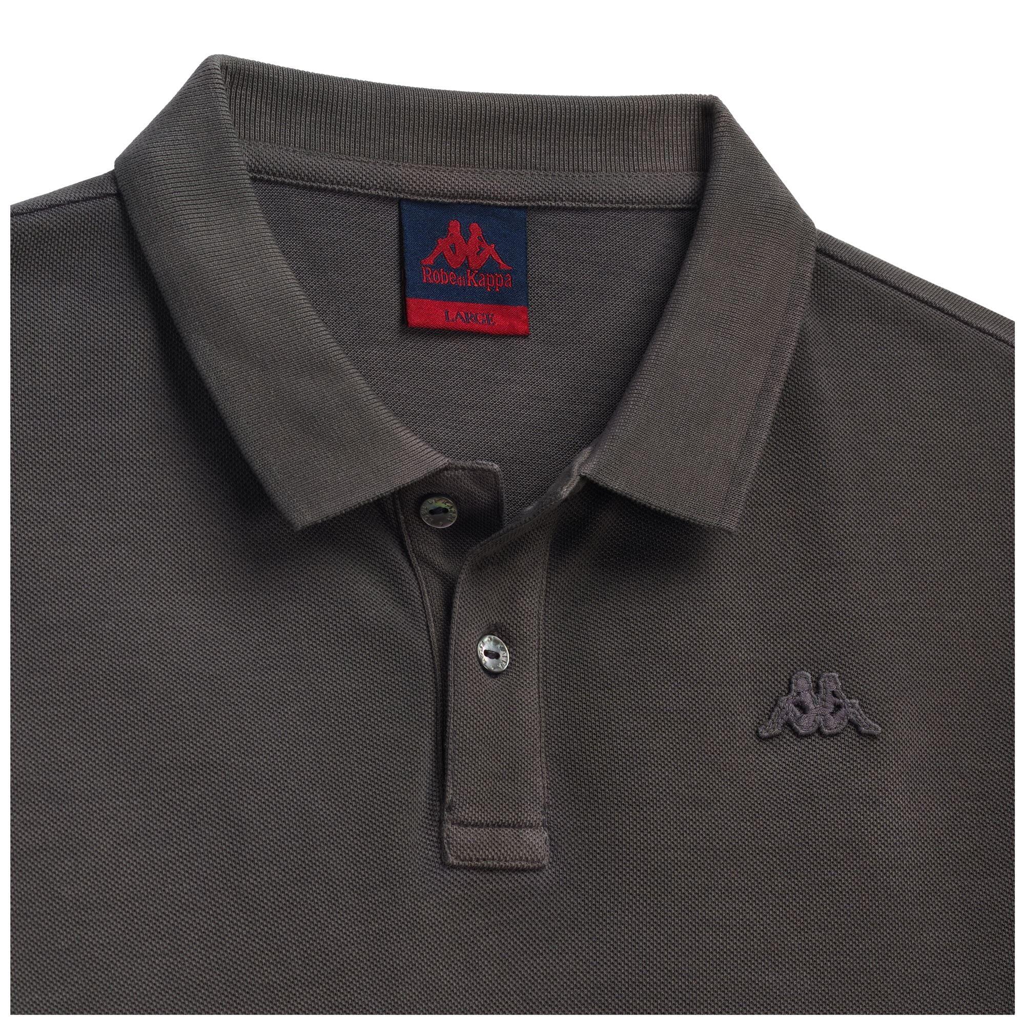 Polo da uomo in cotone nero da lifestyle 3/3