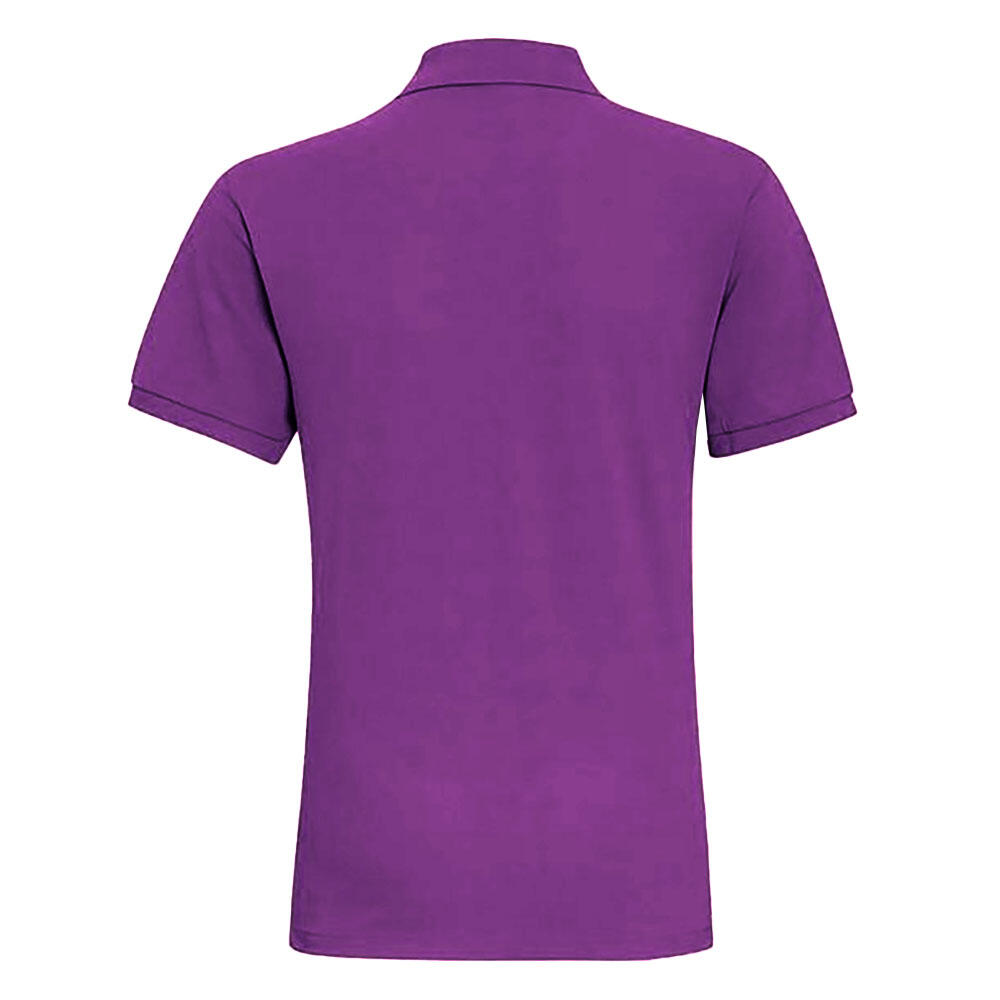 Polo Uni Manches Courtes Homme (Violet Clair) 2/4