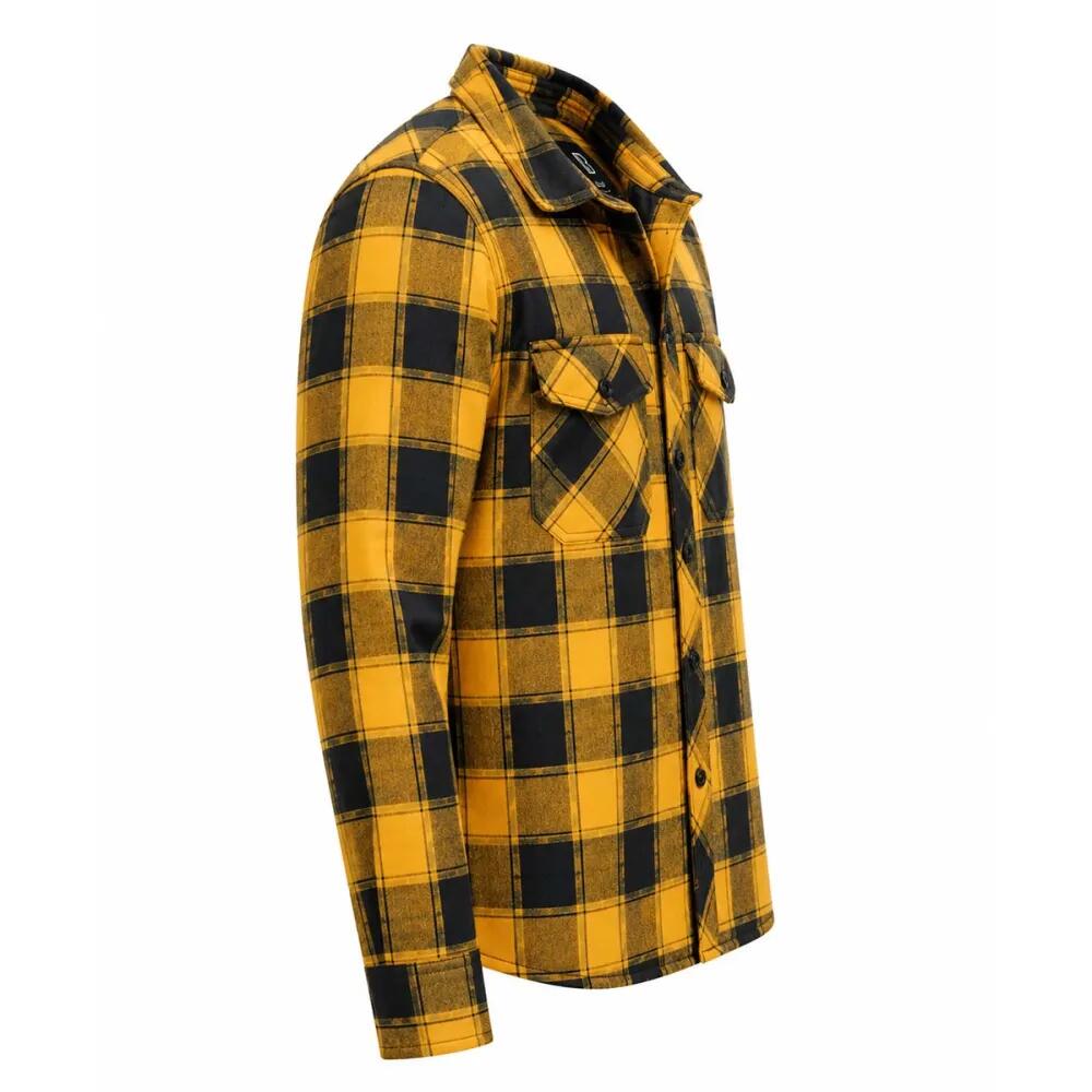 Chemise à carreaux Brandit® - Jaune et noire - Homme 2/5
