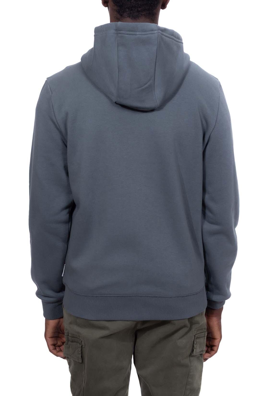 NAPAPIJRI Felpa invernale uomo Buri con zip e cappuccio, Verde salvia 2/3