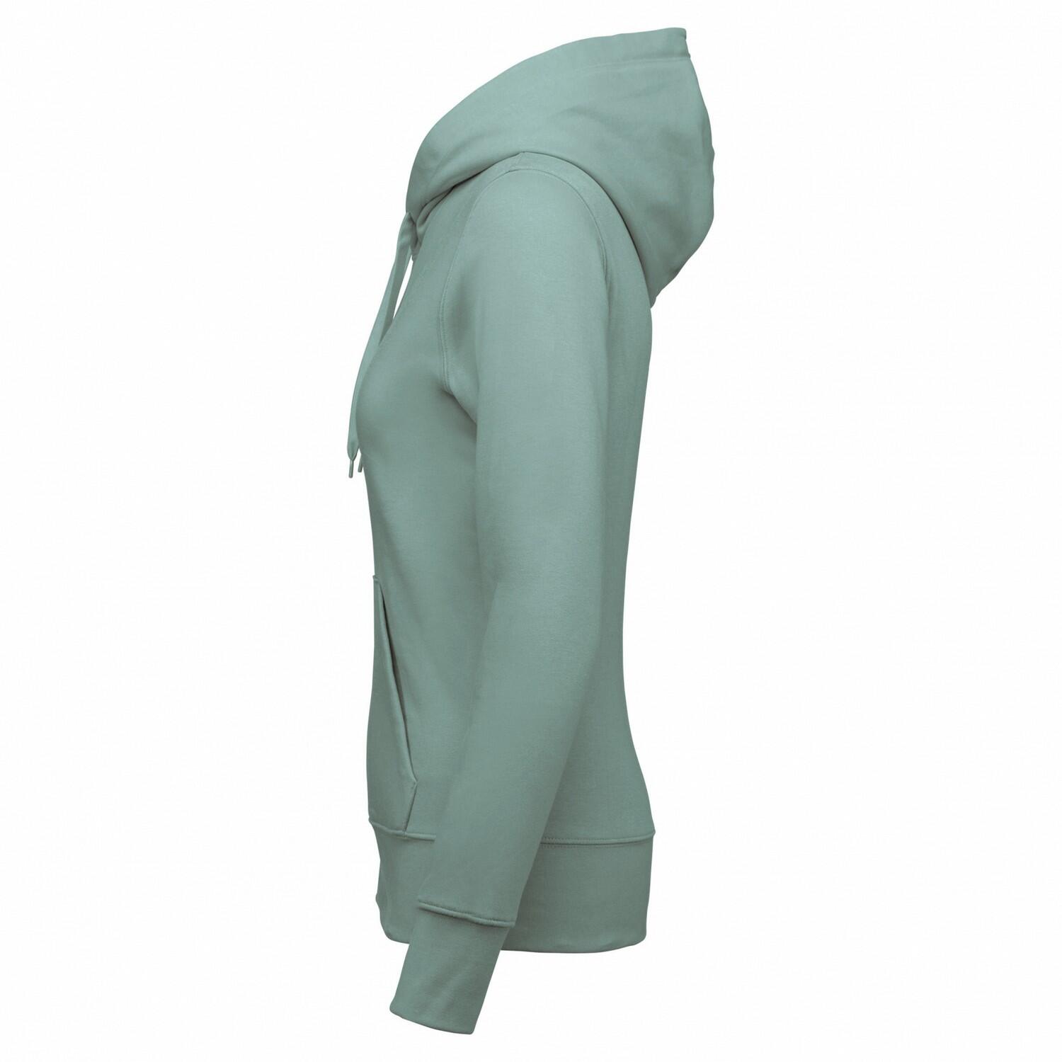 Kapuzenpullover für Damen Salbei 3/3