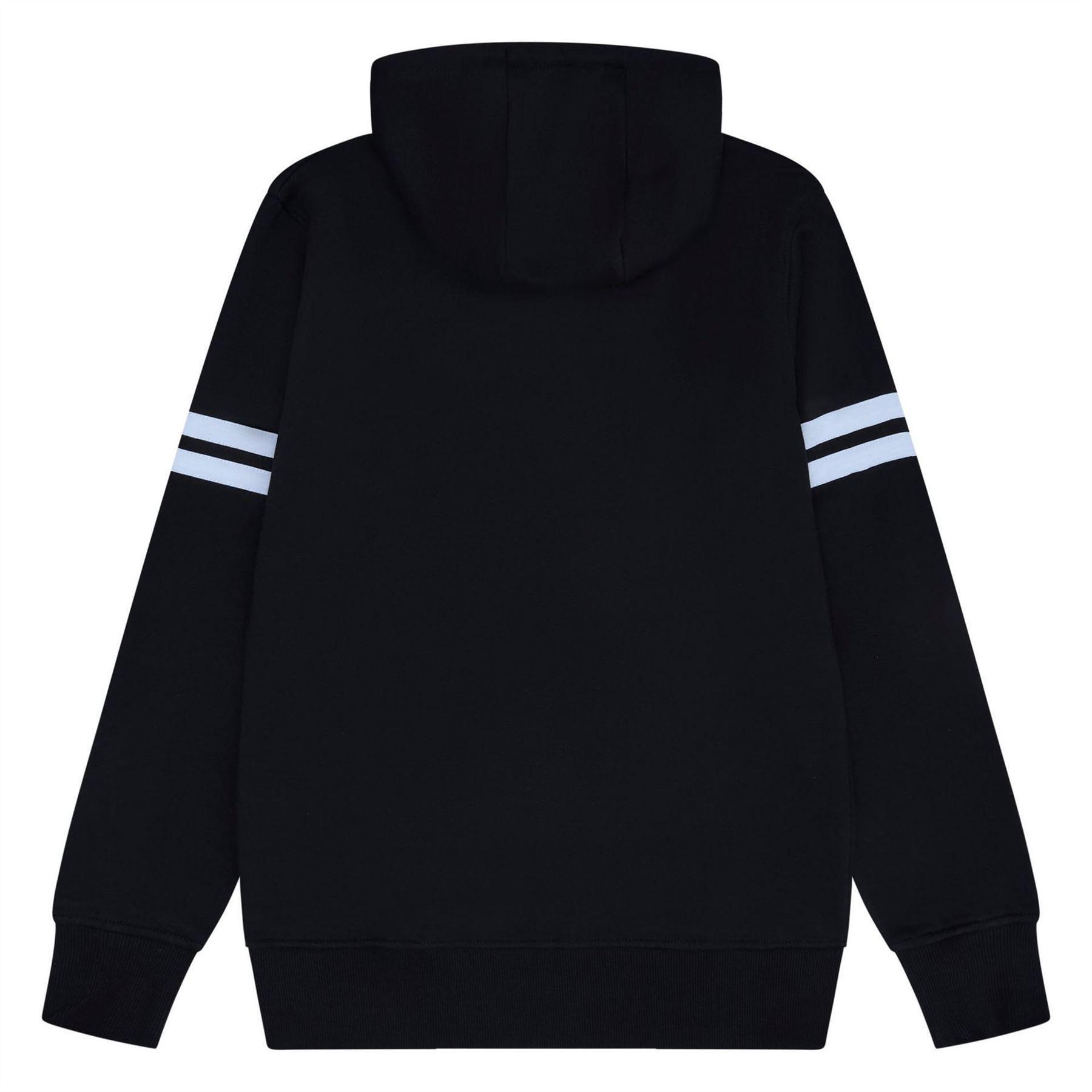 Mens LongSleeved Pullover Hoodie (Black) 2/4