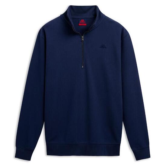 Felpa da uomo in cotone blu da lifestyle