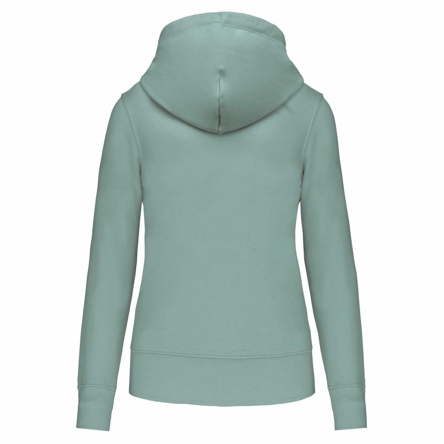 Kapuzenpullover für Damen Salbei 2/3