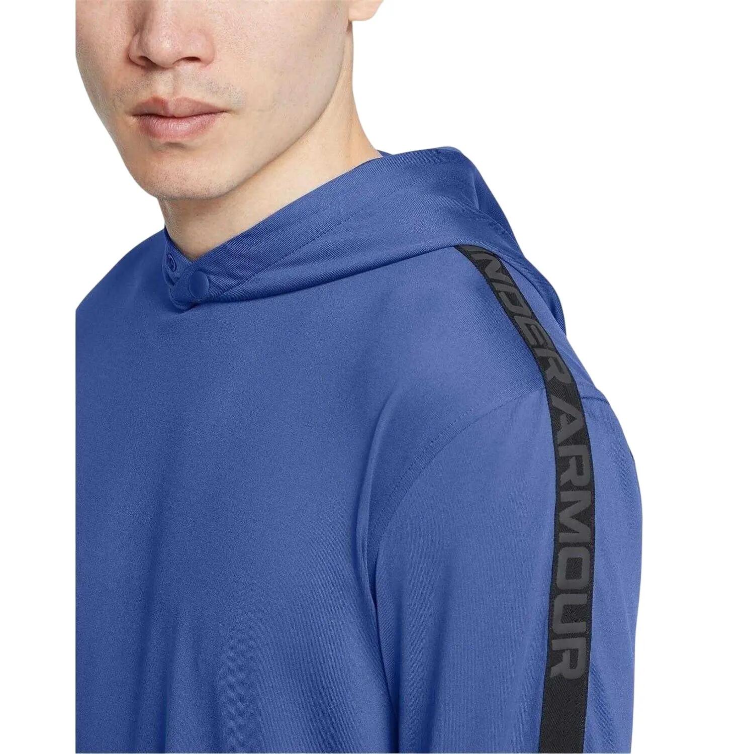Mens Regular Hoodie (Blue) 4/4