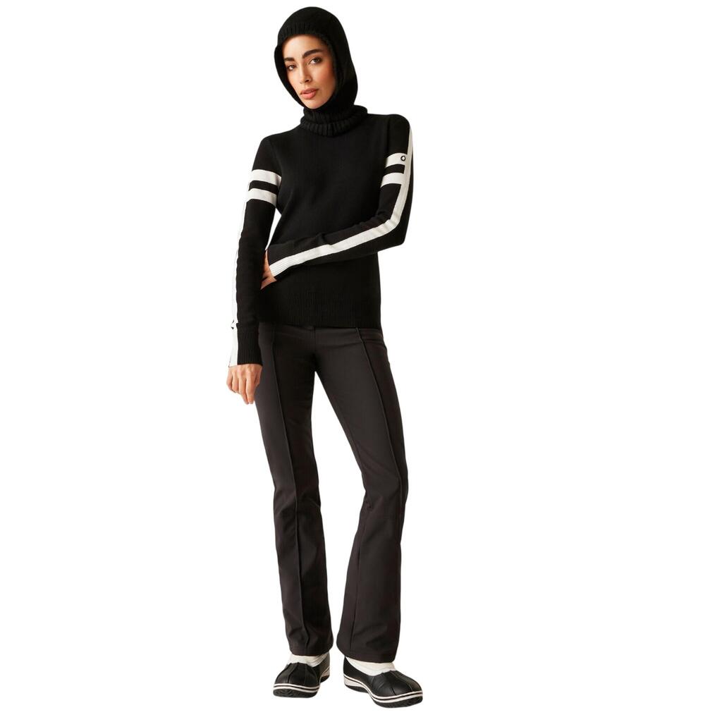 Womens/Ladies Diamante Midlayer (Black/Egret)