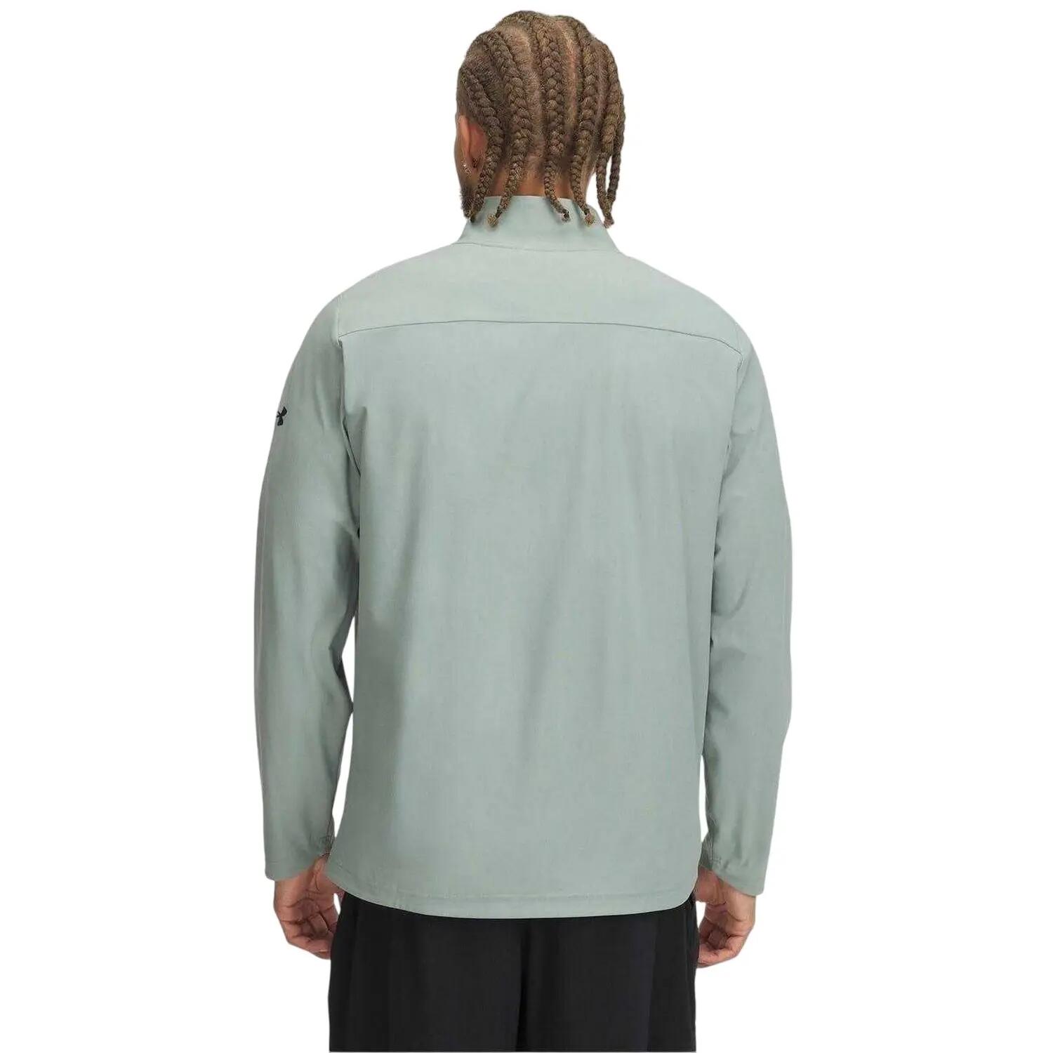Mens Full Zip Hoodie (Green) 2/3