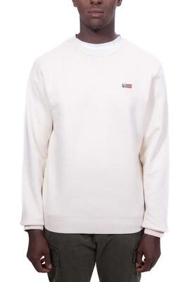 Napapiijri - herfst/winter hoodie van napapijri buri, maat 3xl, kleur ivoor