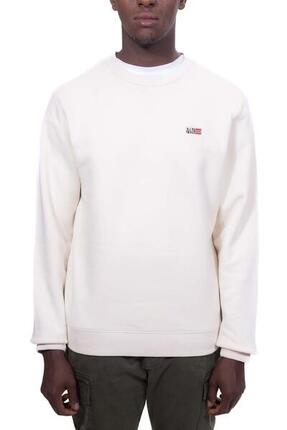 NAPAPIJRI - Sweat-shirt d’hiver pour homme Buri, taille 3XL, couleur Ivoire
