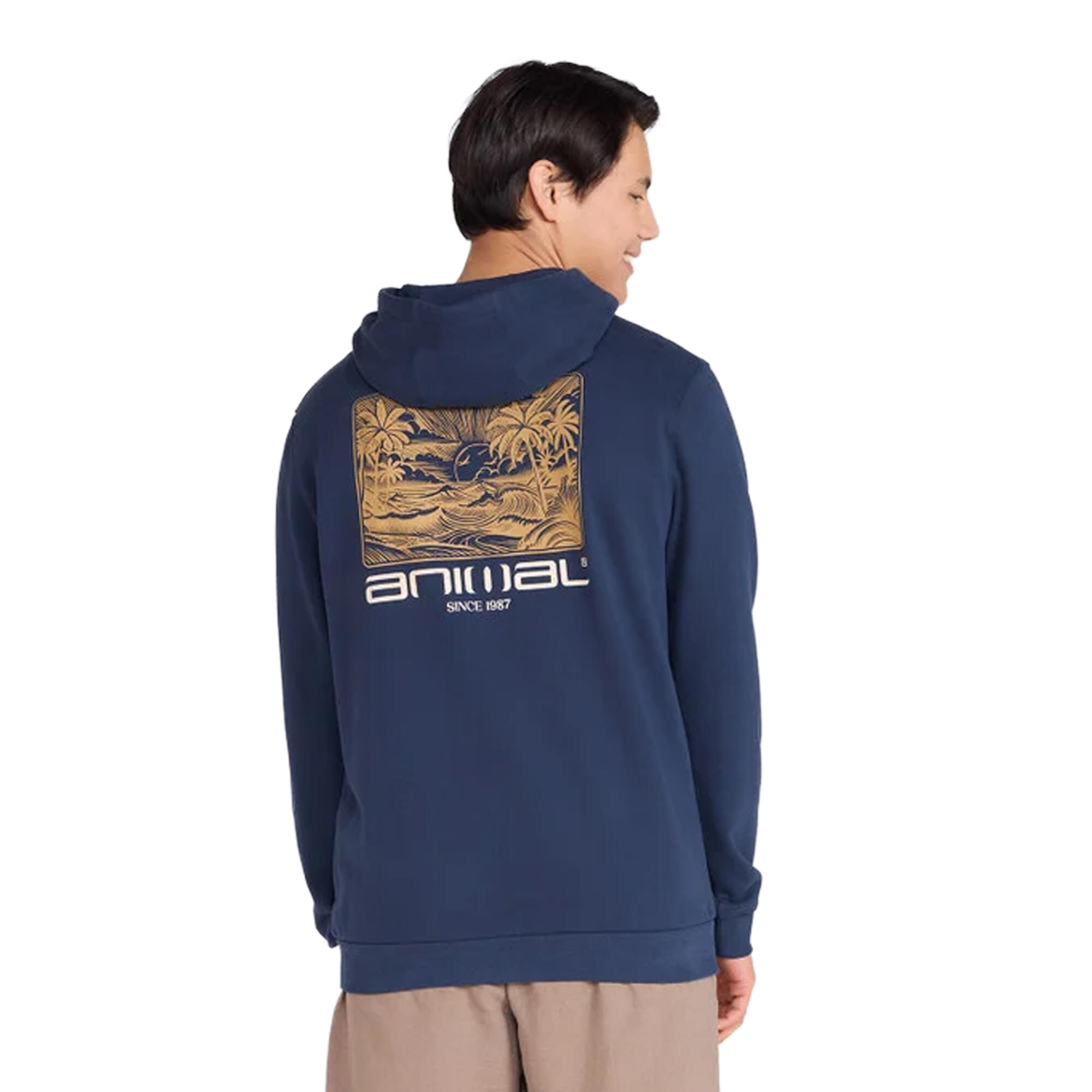 "River" Kapuzenpullover für Herren Kobalt 4/4