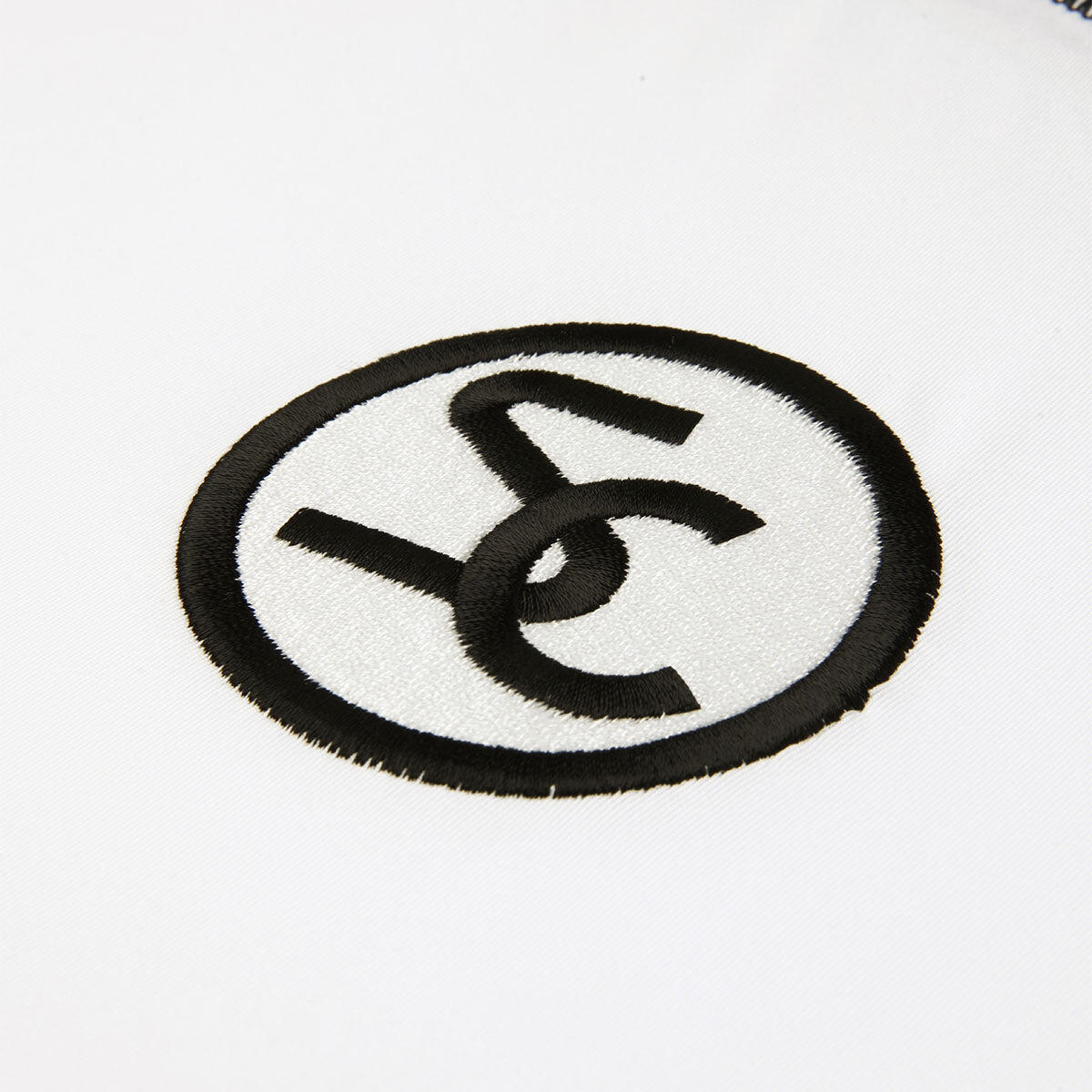T-shirt da uomo in poliestere riciclato bianco da calcio 6/7