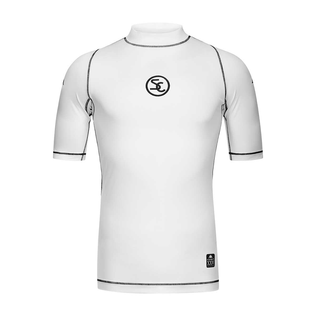 T-shirt da uomo in poliestere riciclato bianco da calcio 2/7