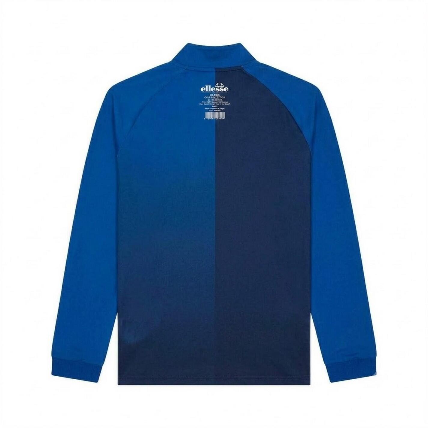 Maglione Ombre Mezza Cerniera Uomo Ellesse Blu 2/3