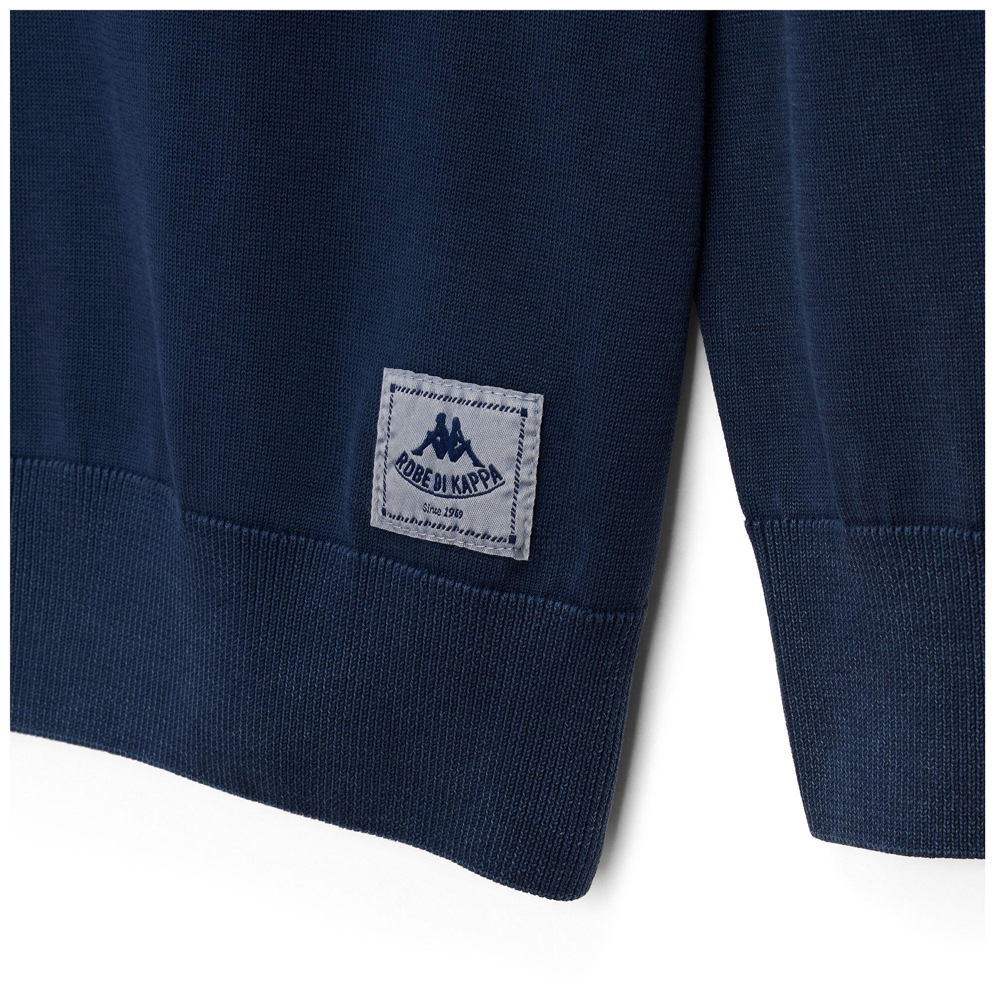 Maglione da uomo in cotone blu da casual 3/3