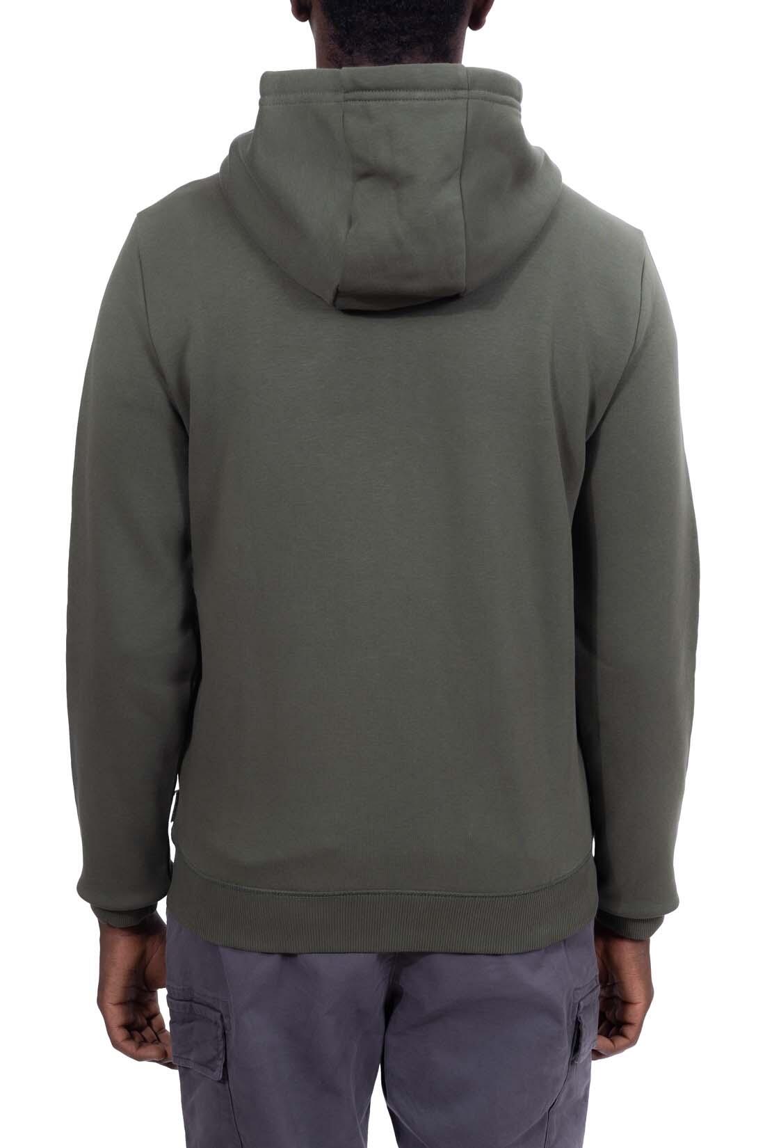 Moletom masculino Napapijri Buri com zíper, verde militar 2/3