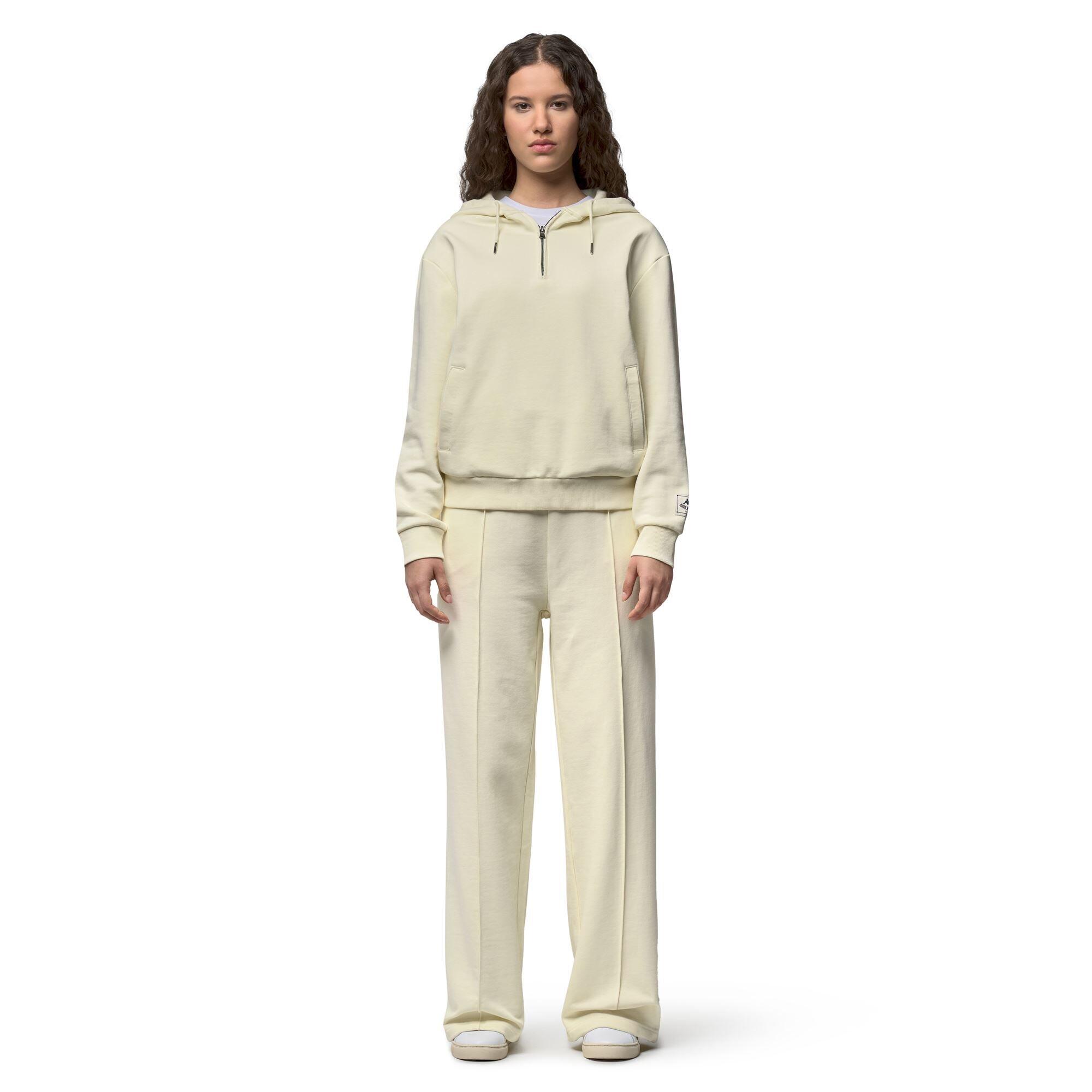 Felpa da donna in cotone beige da casual 6/6