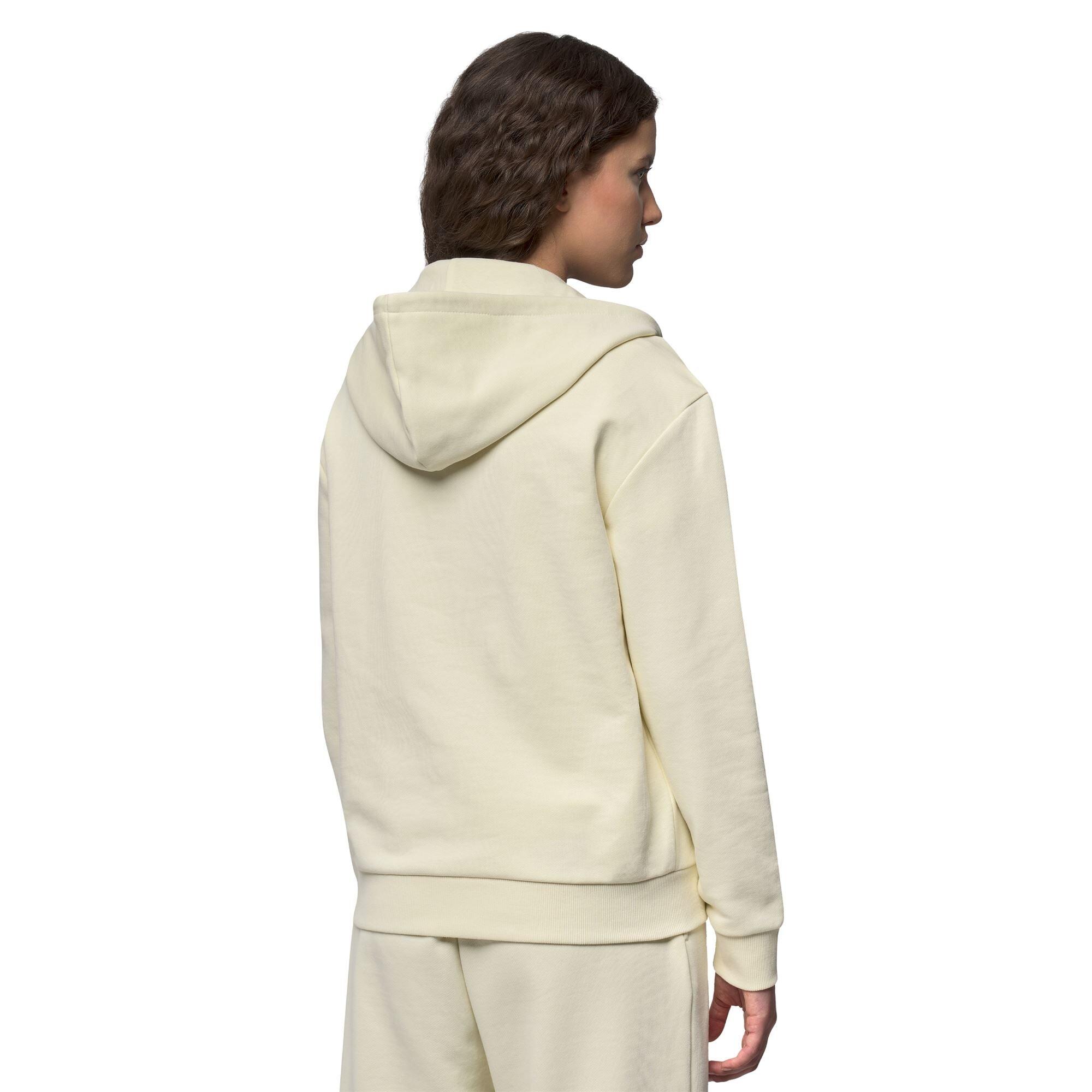 Felpa da donna in cotone beige da casual 5/6