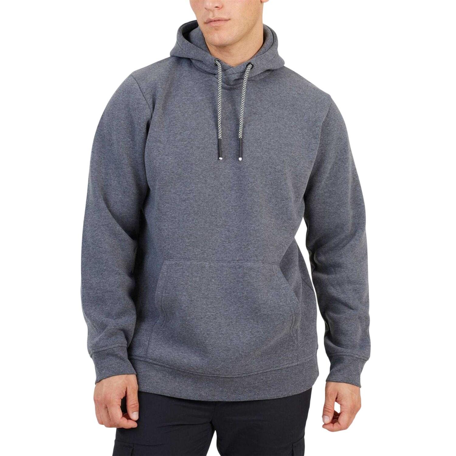 Mens Pullover Hoodie (Charcoal Marl) 2/5