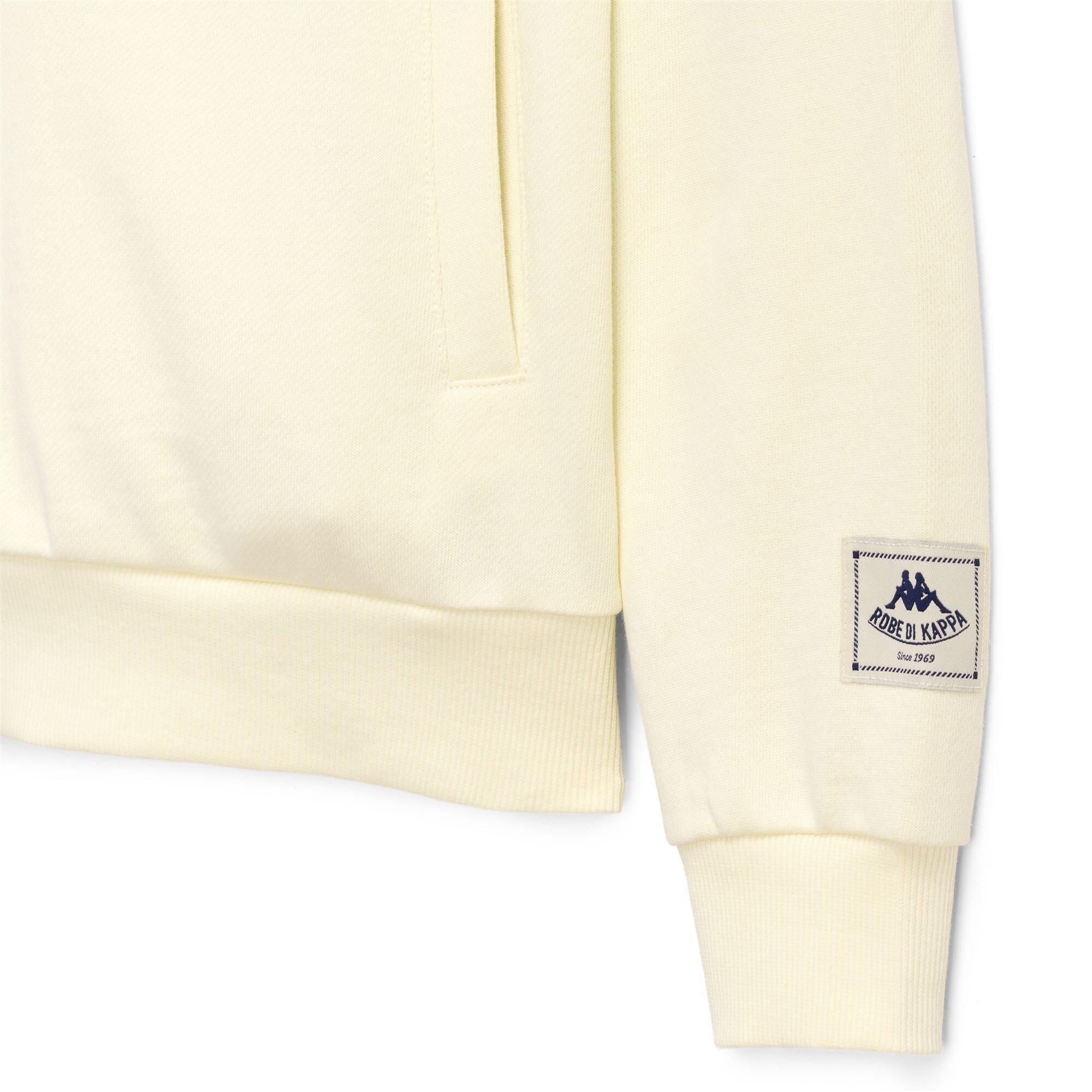 Felpa da donna in cotone beige da casual 3/6