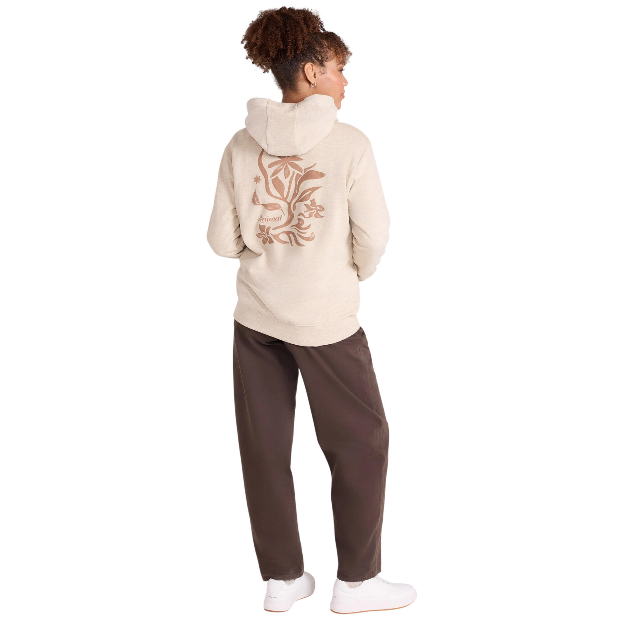 "Maya" Kapuzenpullover für Damen Naturweiß 4/4