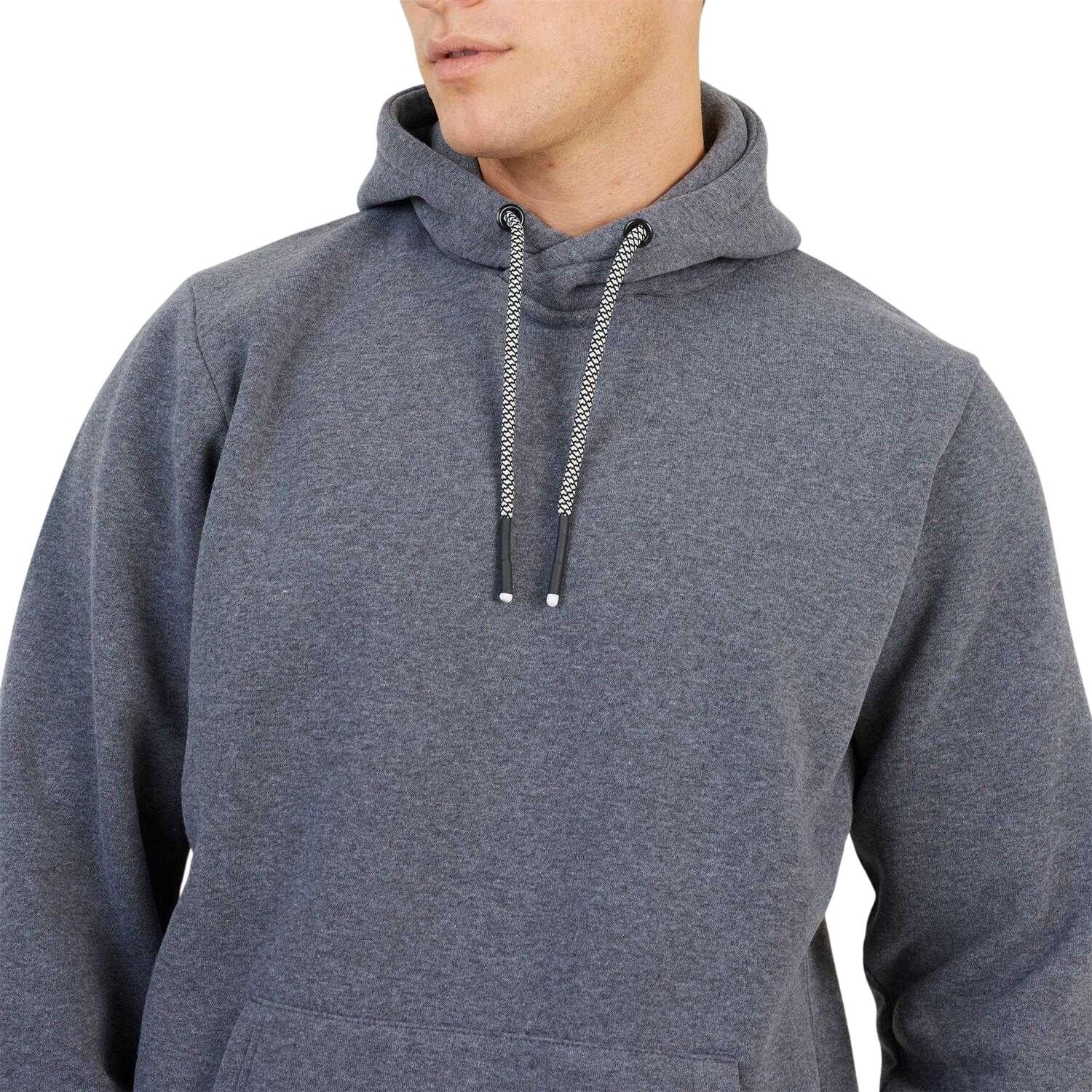 Mens Pullover Hoodie (Charcoal Marl) 4/5