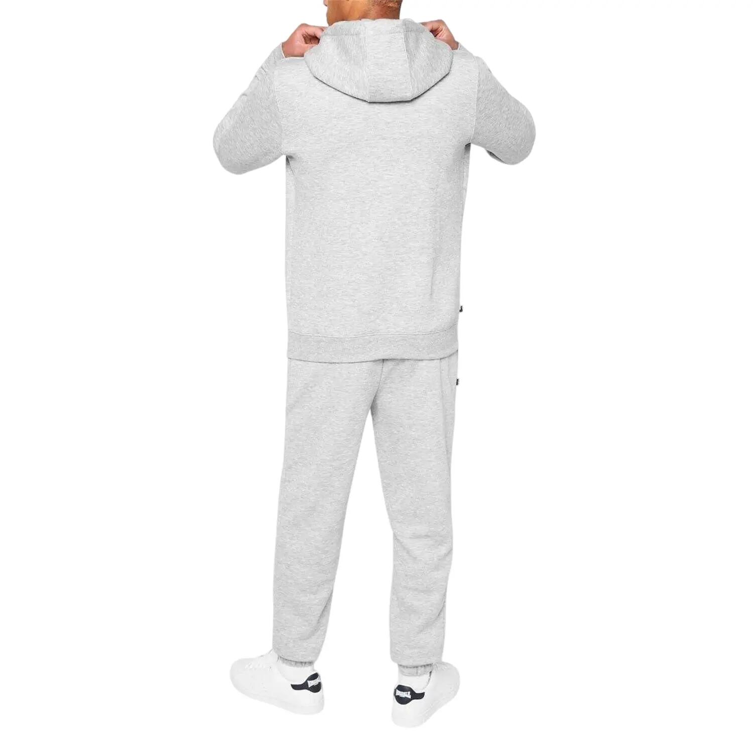 Mens Essential Oth Hoodie (Grey Marl) 4/4