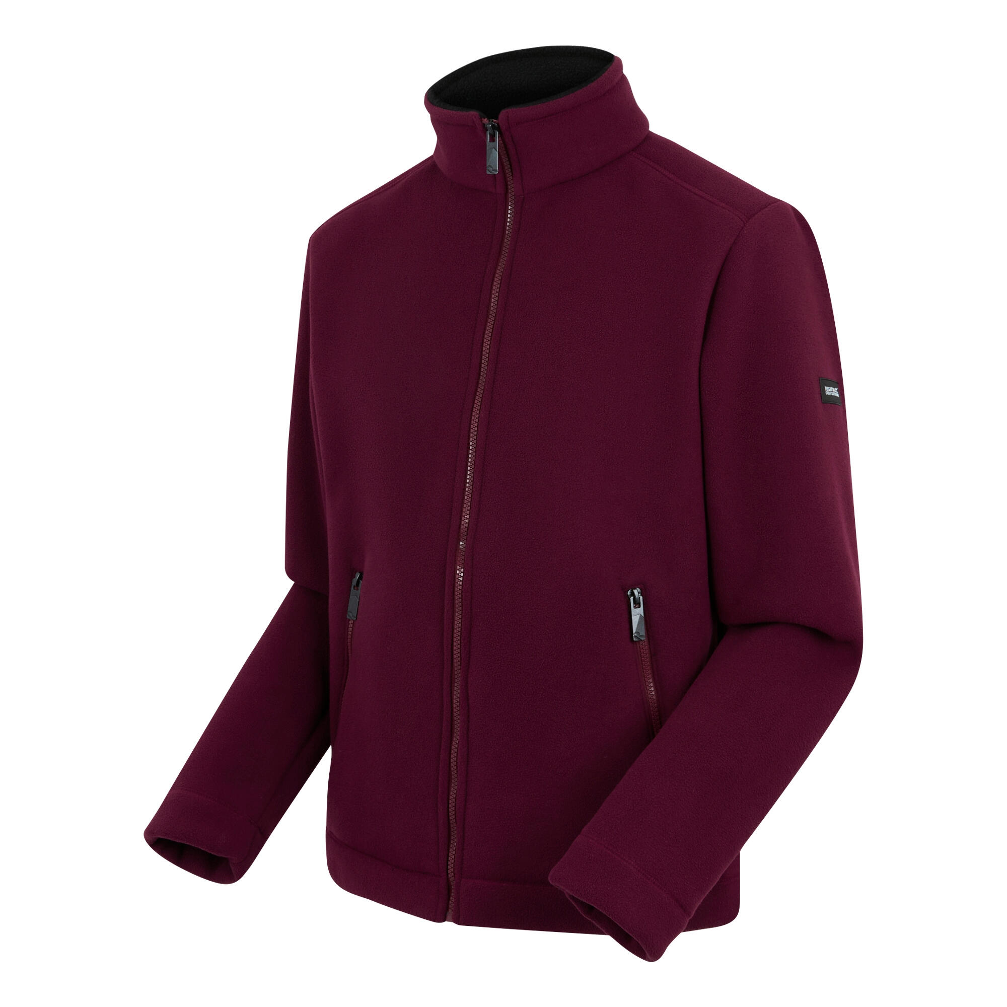 Veste Polaire GARRIAN Homme (Pourpre Foncé / Noir) 4/5