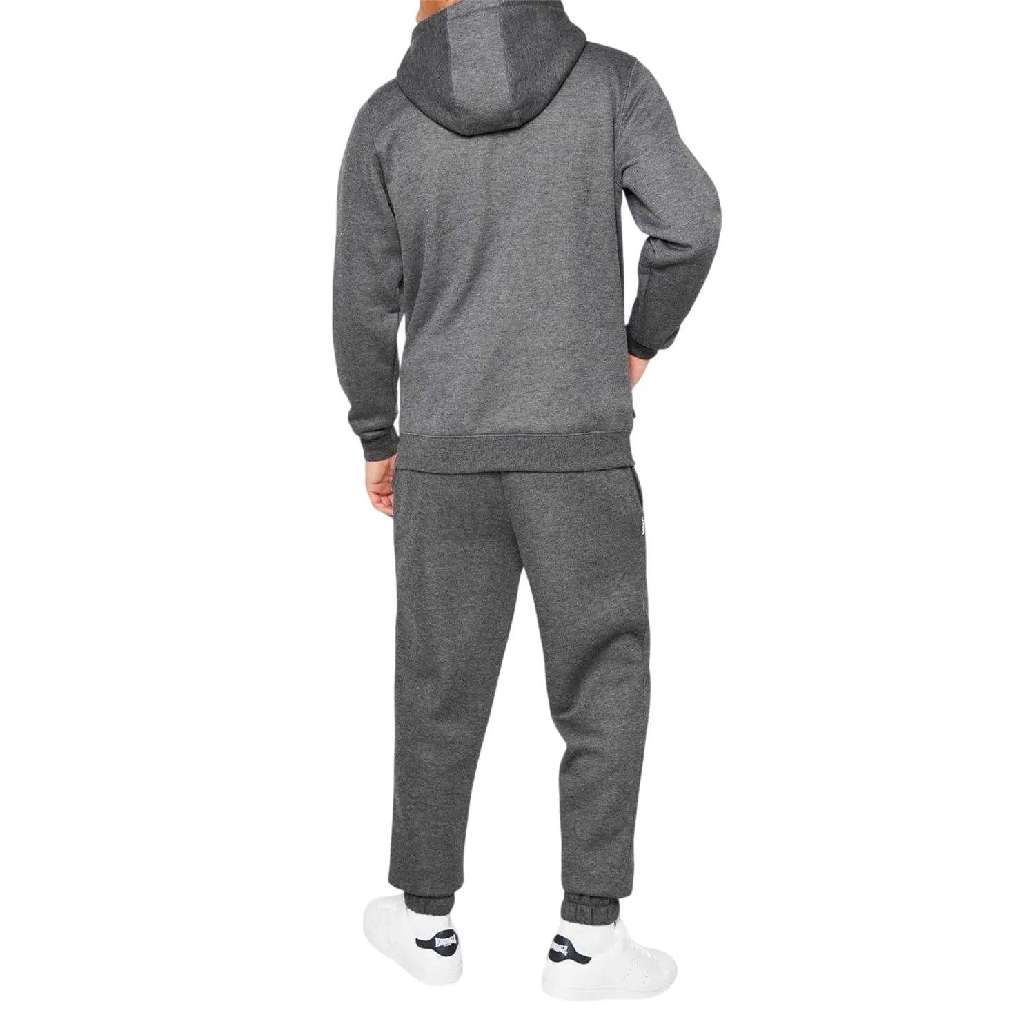 Felpa Con Cappuccio Uomo Lonsdale Essential Oth Marna Carbone 4/4
