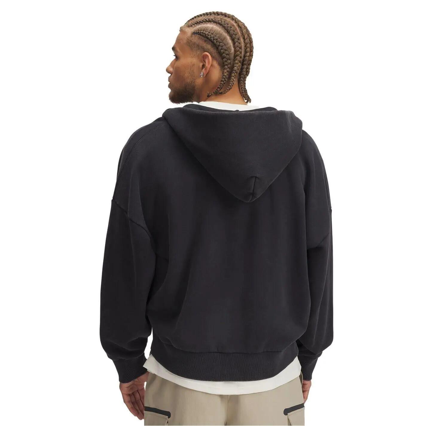 Kapuzenpullover für , Fleece Herren Schwarz 2/3