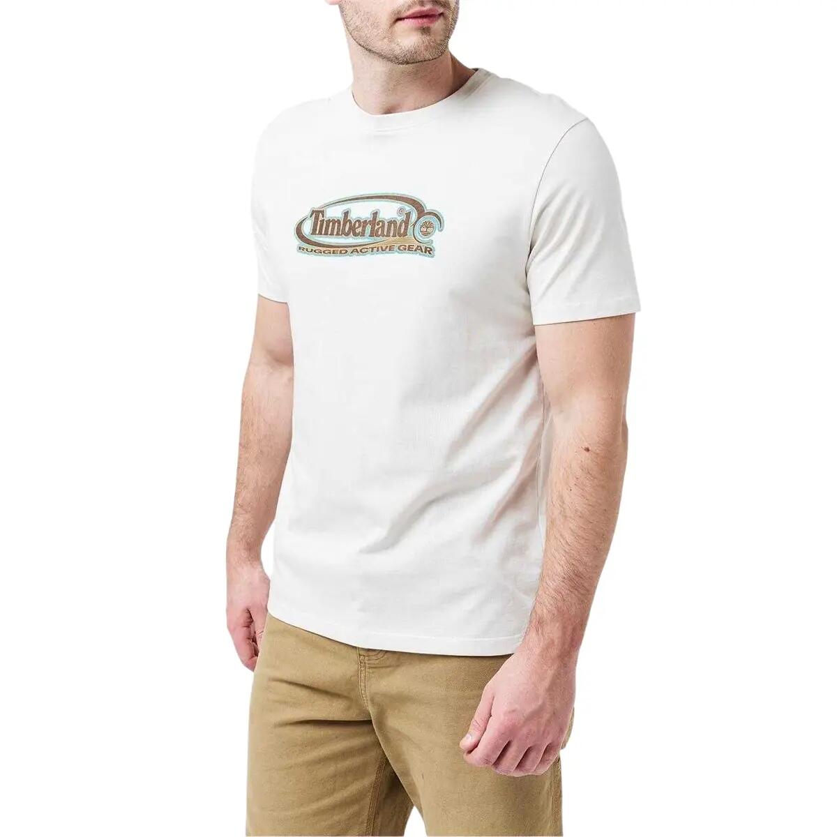 Tshirt Motif/style Rétro Homme (Blanc) 3/3