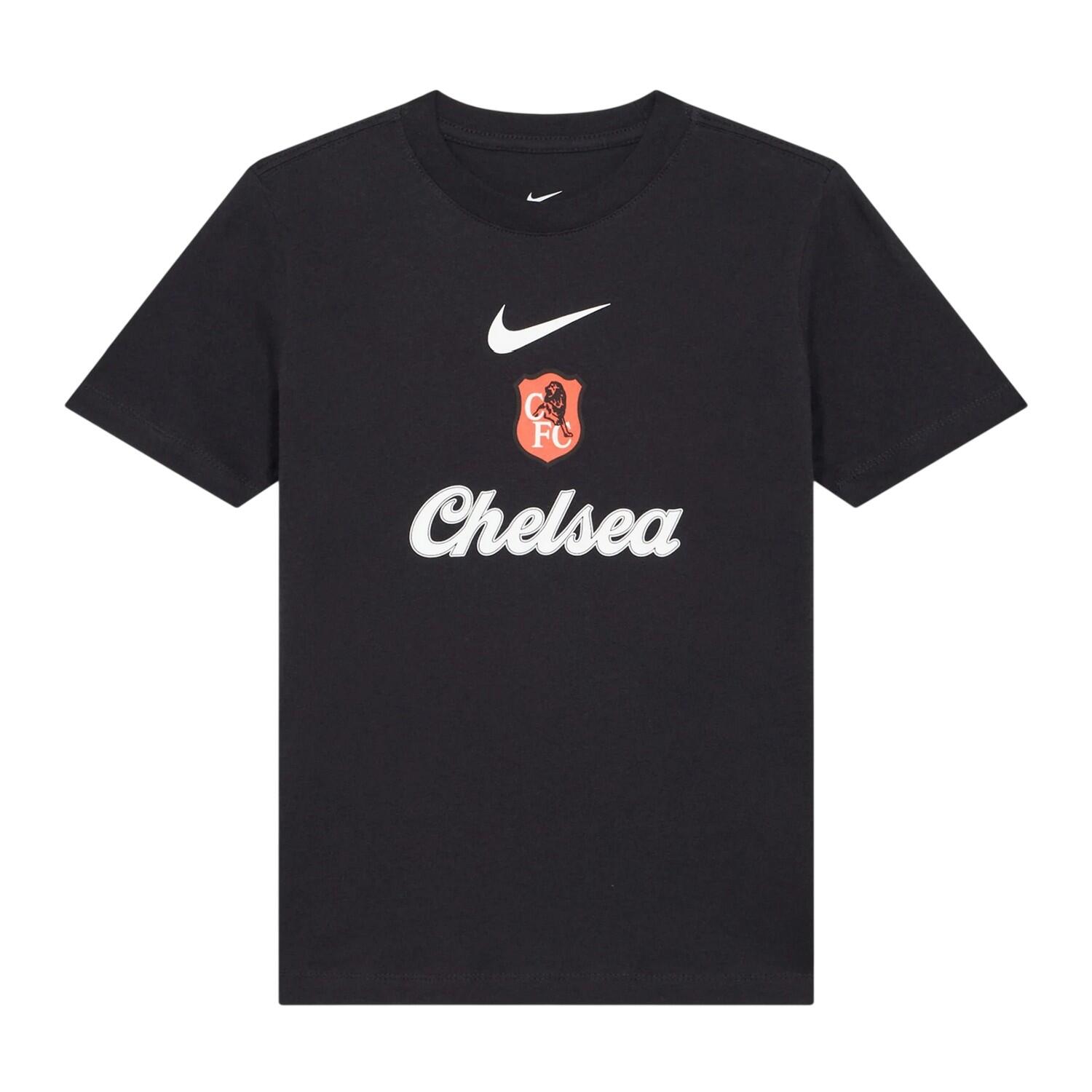 Tshirt Motif/style Chelsea Enfant (Bleu Marine / Blanc) 2/4
