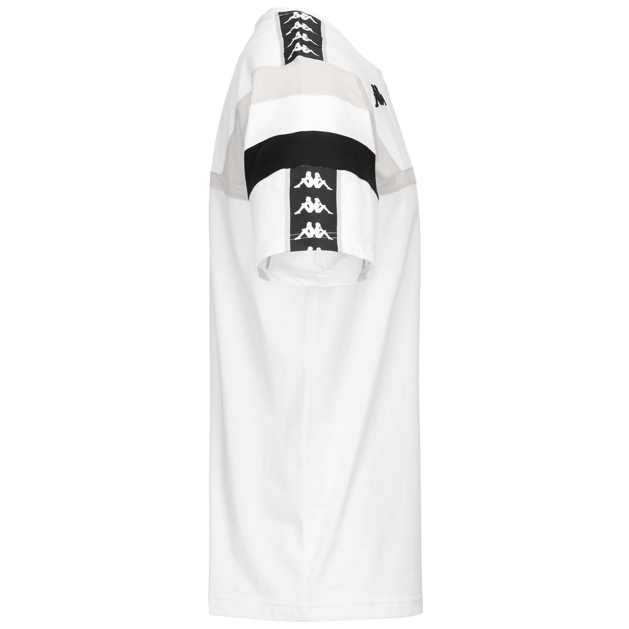 T-shirt da uomo in cotone bianco da calcio 2/3