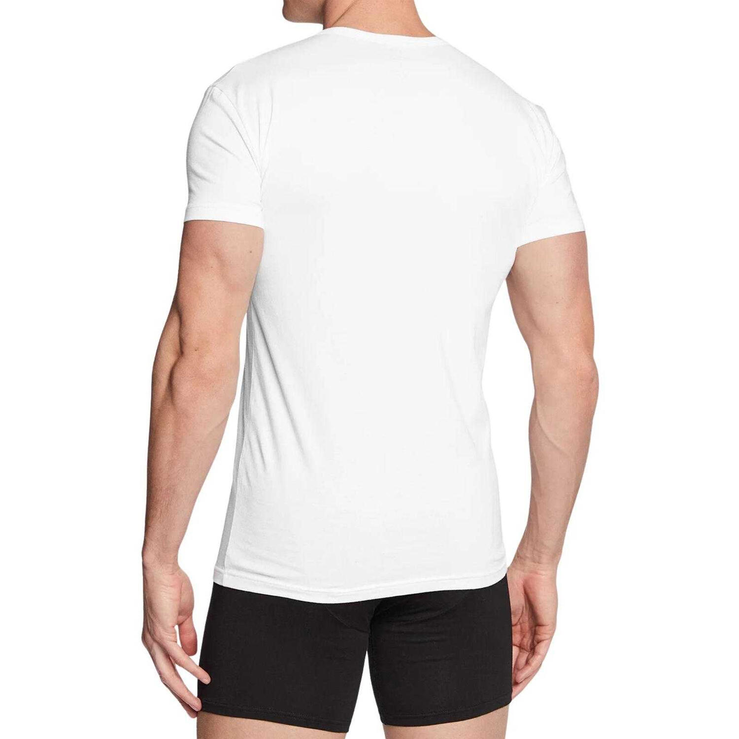 Maglietta Logo Uomo Misura Confezione 2 Armani Exchange Bianco 3/4