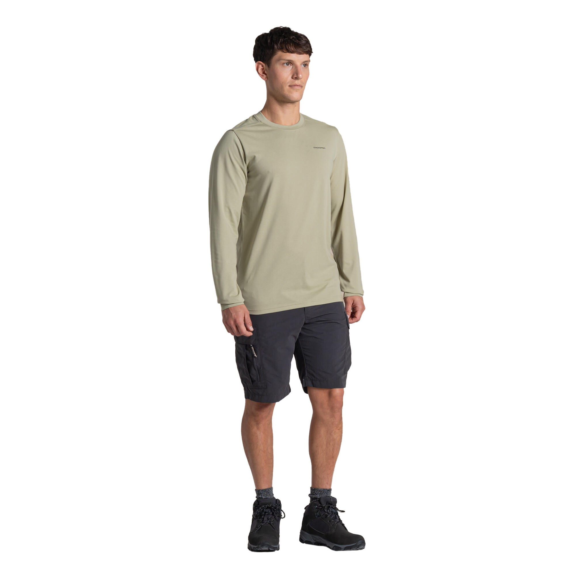 Heren Abel Nosilife Tshirt met lange mouwen (Bayleaf) 4/5