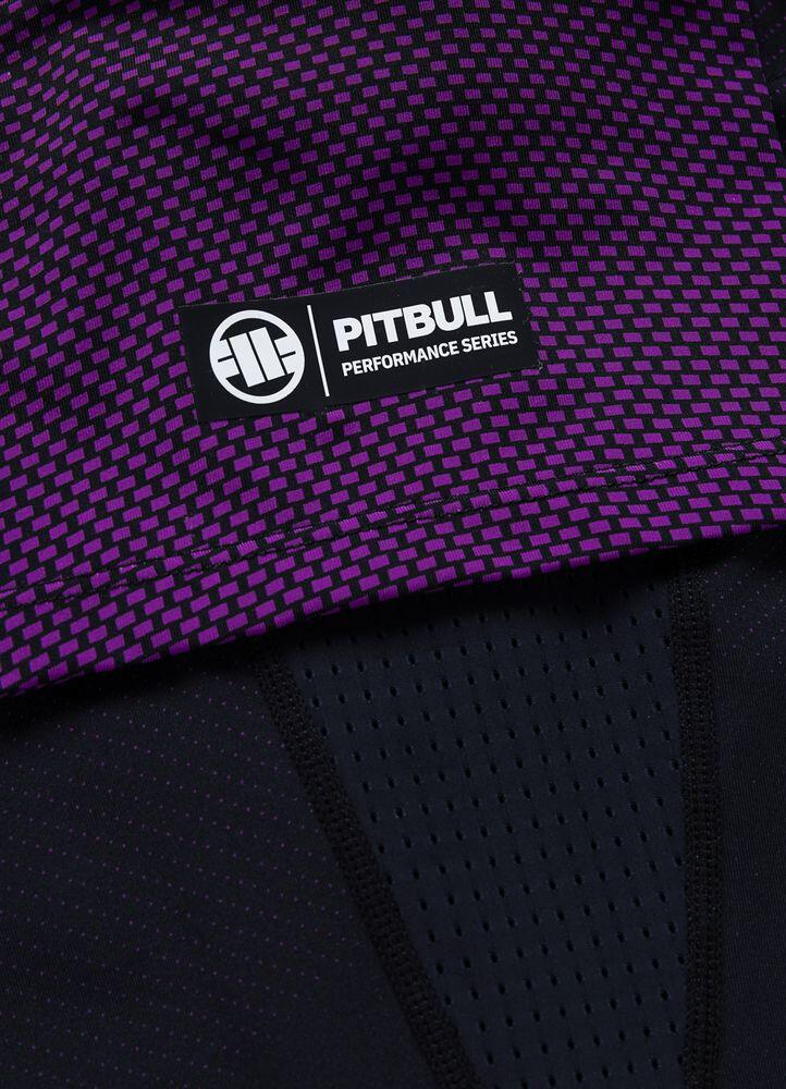 Męski krótki rashguard PITBULL techniczna sportowa koszulka RANKED 6/7