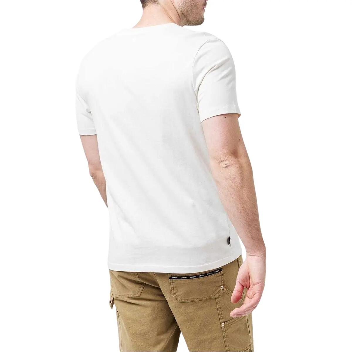 Tshirt Motif/style Rétro Homme (Blanc) 2/3