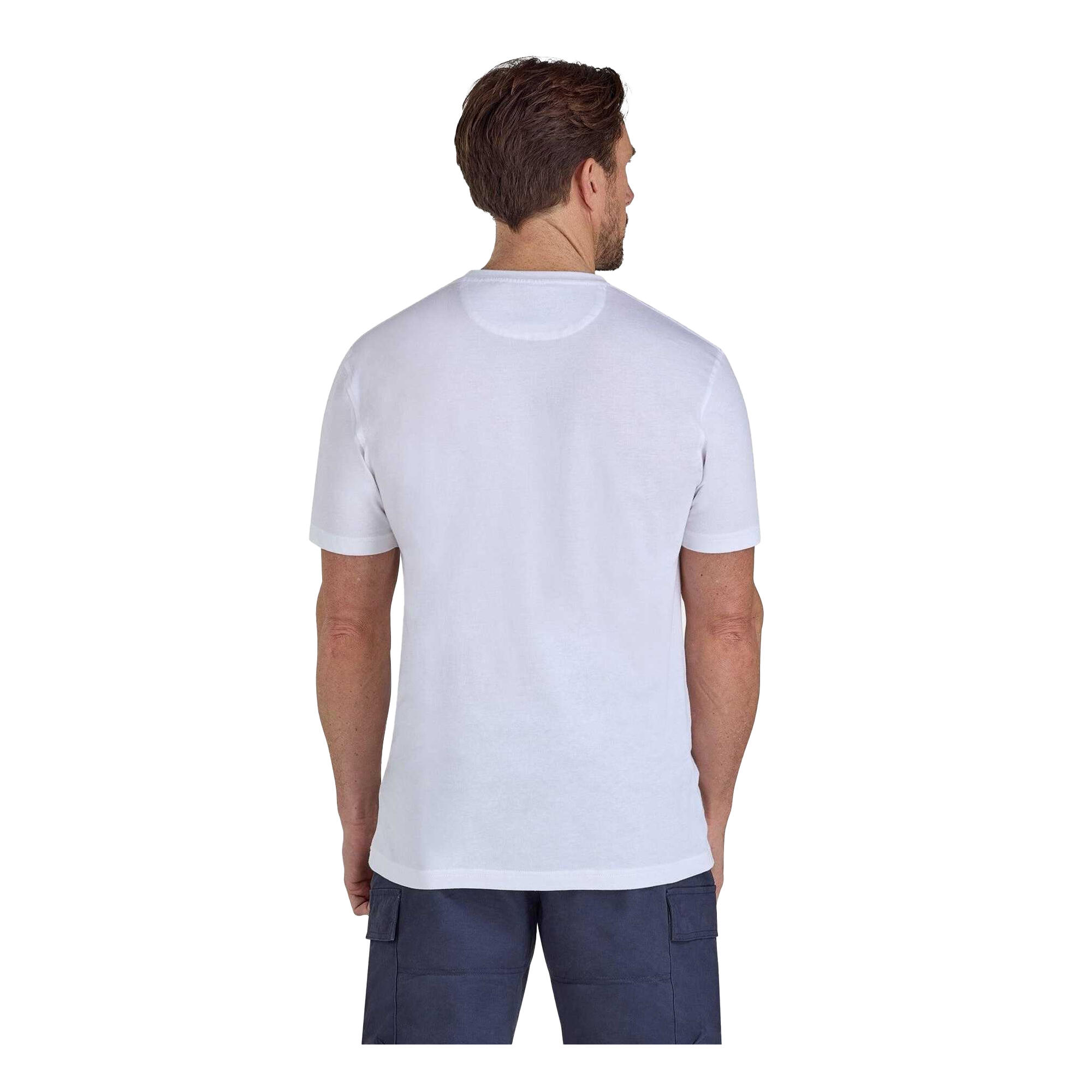 TShirt für , Rugby Herren Weiß 3/4