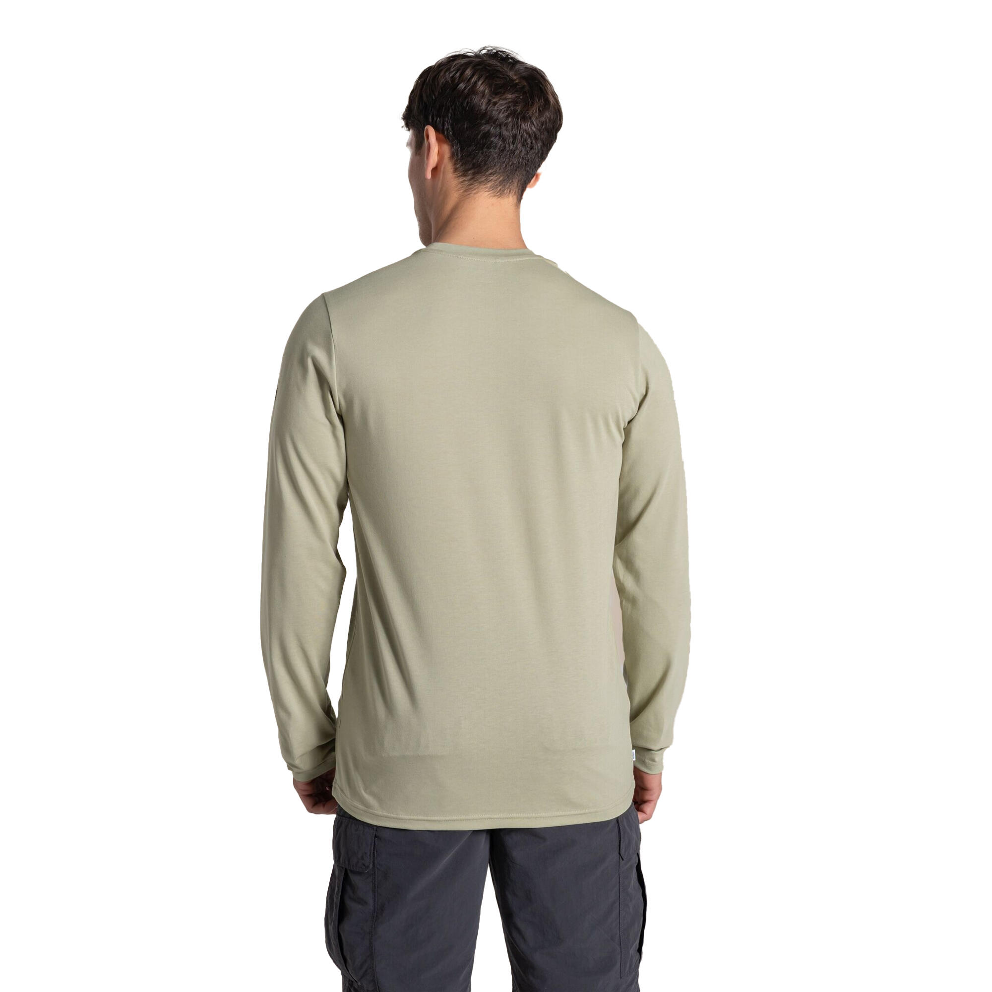 Heren Abel Nosilife Tshirt met lange mouwen (Bayleaf) 3/5