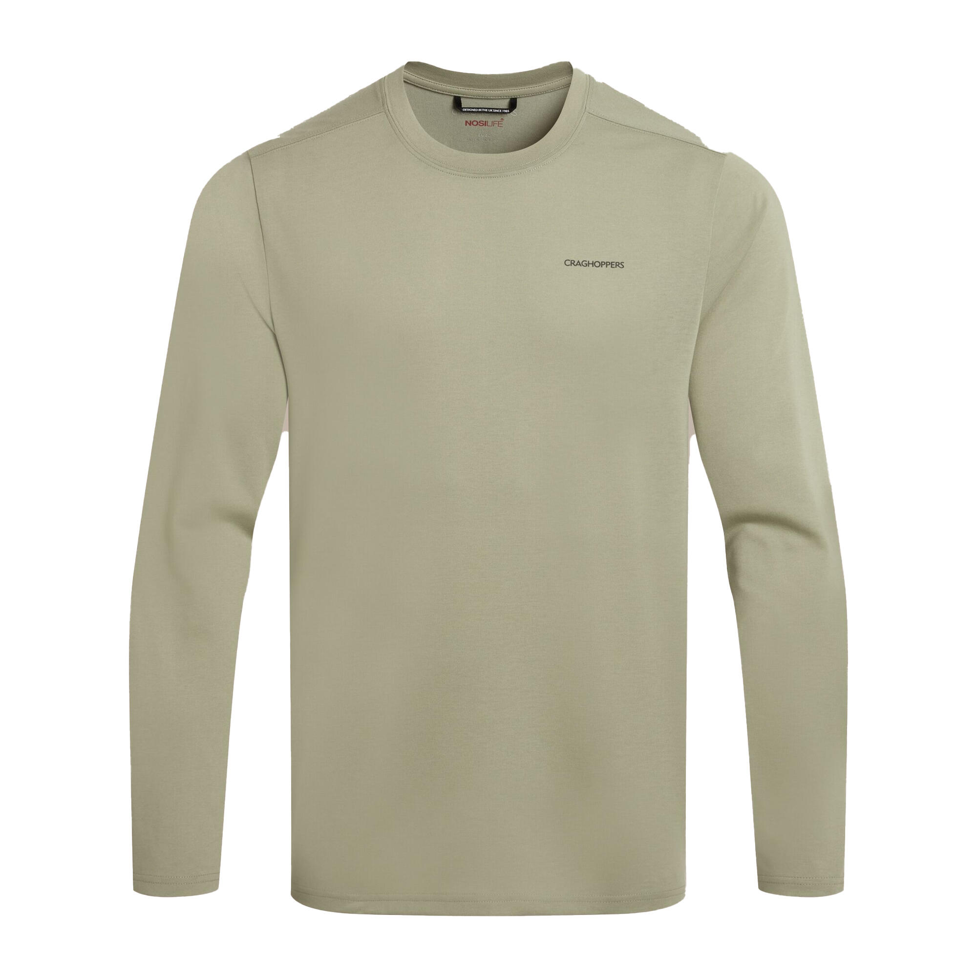 Heren Abel Nosilife Tshirt met lange mouwen (Bayleaf) 2/5
