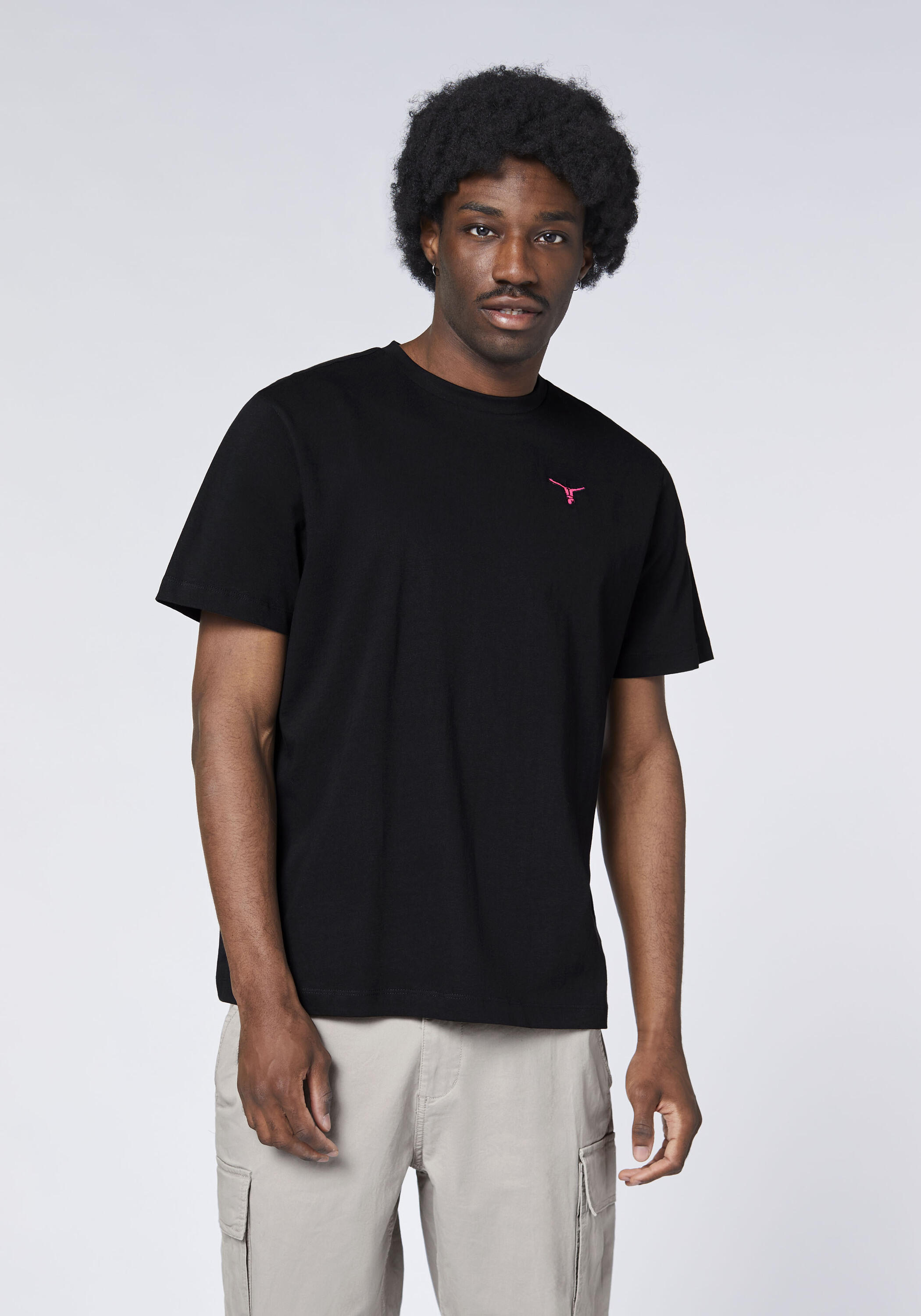 T-Shirt mit Kontrastlogo 3/7