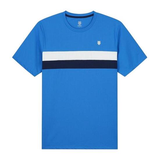 Tshirt Motif/style À Rayures Homme (Bleu De France)