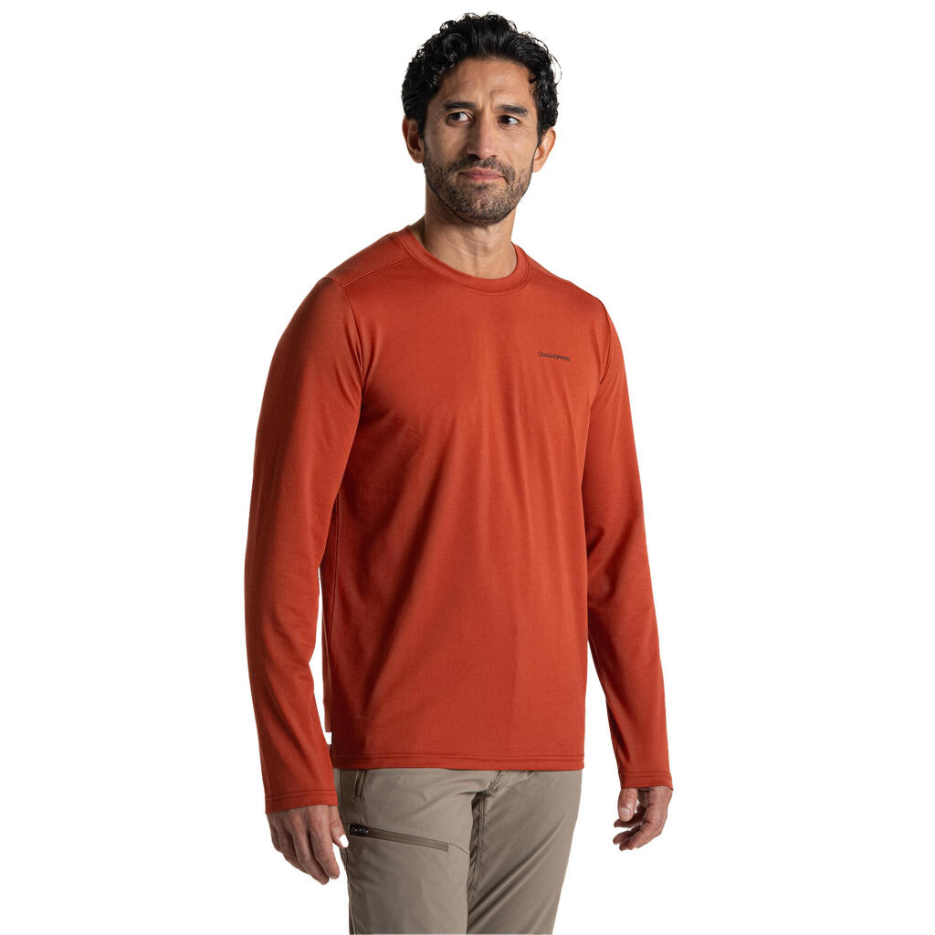 Mens Abel Nosilife LongSleeved TShirt (Red Beach)